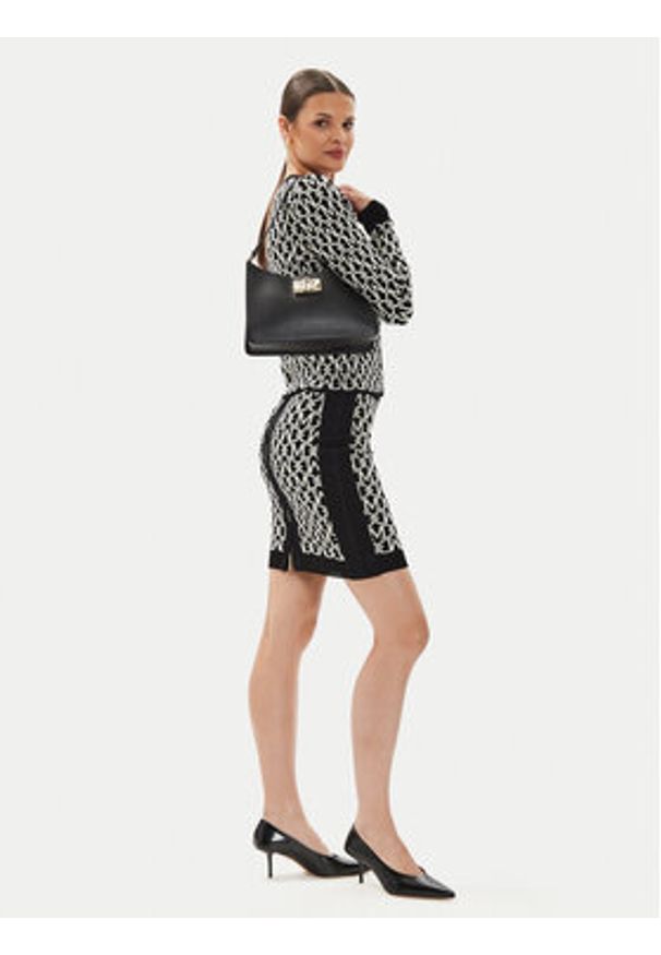 Marciano Guess Spódnica ołówkowa 4YGD17 5036Z Czarny Slim Fit. Kolor: czarny. Materiał: wiskoza