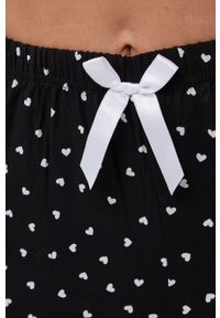 Answear Lab piżama damska kolor czarny. Kolor: czarny. Długość: krótkie #7