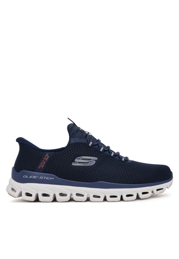 skechers - Skechers Sneakersy Glide-Step-Noxus 233010/NVY Granatowy. Kolor: niebieski. Materiał: materiał