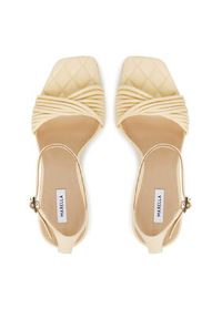 Marella Sandały Verve 2513521047200 Żółty. Kolor: żółty. Materiał: skóra #4