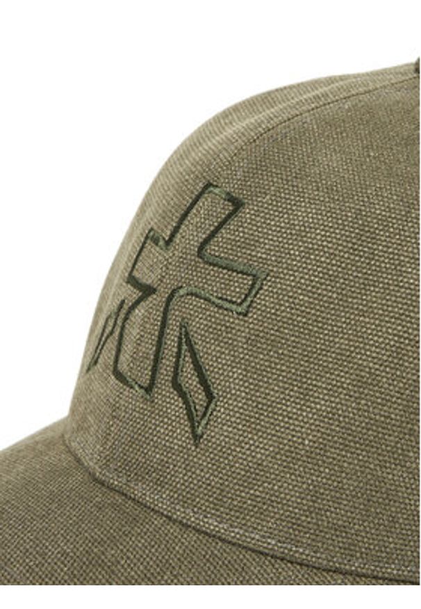 Premiata Czapka z daszkiem Ball 14 Khaki. Kolor: brązowy. Materiał: bawełna, materiał