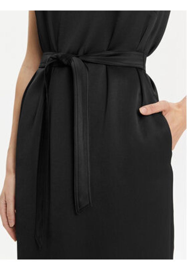 Weekend Max Mara Sukienka codzienna Baiardo 2415221021 Czarny Regular Fit. Okazja: na co dzień. Kolor: czarny. Materiał: syntetyk. Typ sukienki: proste. Styl: casual