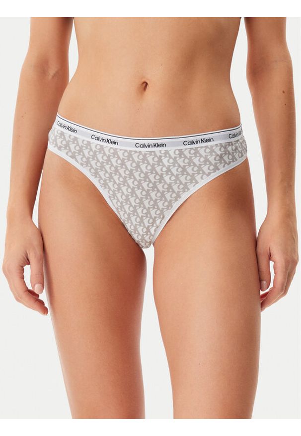 Calvin Klein Underwear Figi brazylijskie 000QD5246E Szary. Kolor: szary. Materiał: bawełna