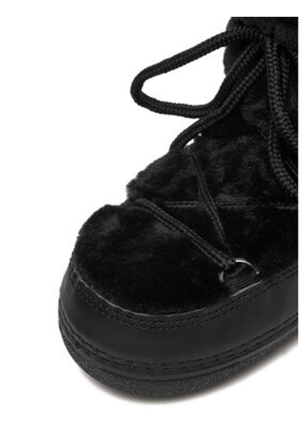 DeeZee Śniegowce NS9034-01 Czarny. Kolor: czarny. Materiał: materiał