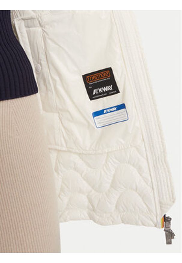 K-Way Kurtka zimowa Sophie K3112SW Écru Regular Fit. Materiał: syntetyk. Sezon: zima