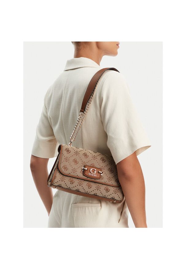 Torebka Guess. Kolor: beżowy