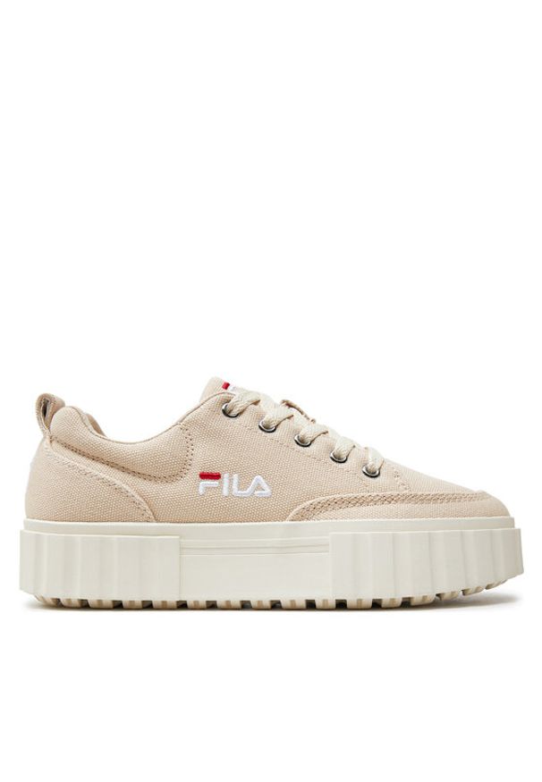Fila Sneakersy Sandblast C Wmn FFW0062 Beżowy. Kolor: beżowy. Materiał: materiał
