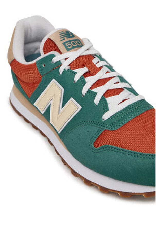 New Balance Sneakersy GM500TPW Zielony. Kolor: zielony. Materiał: zamsz, skóra