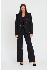 Balmain - BALMAIN Czarna damska marynarka 6 Btn Gdp Jacket, Rozmiar 44. Kolor: czarny #3