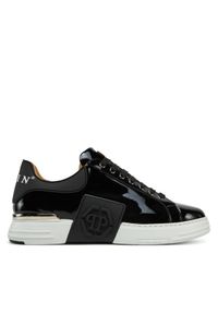 Philipp Plein - PHILIPP PLEIN Sneakersy SAES USC0667 PLE010 Czarny. Kolor: czarny. Materiał: skóra #1