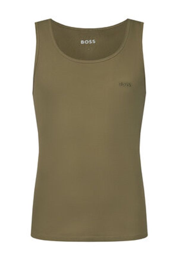 BOSS Komplet 3 tank topów 50542132 Kolorowy Regular Fit. Materiał: bawełna. Wzór: kolorowy