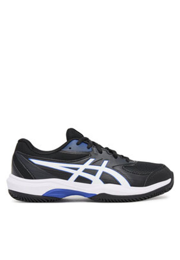 Asics Buty do tenisa Gel-Game Gs Clay/Oc 1044A082 Czarny. Kolor: czarny. Materiał: skóra. Sport: tenis