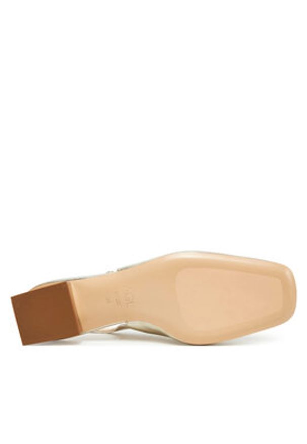 AGL Sandały Angie L Sling B D557006PCKB135G252 Złoty. Kolor: złoty. Materiał: skóra