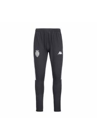 Kappa - Spodnie treningowe dla dzieci AS Monaco Abunszip Pro 8 2024/25. Kolor: wielokolorowy, szary, biały. Sport: piłka nożna #1