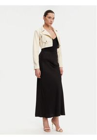 Rinascimento Kurtka z imitacji skóry CFC0119617003 Beżowy Regular Fit. Kolor: beżowy. Materiał: skóra