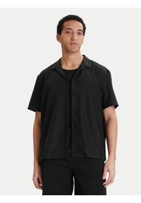 Calvin Klein Koszula LV04LF114G Czarny Relaxed Fit. Kolor: czarny. Materiał: syntetyk #1