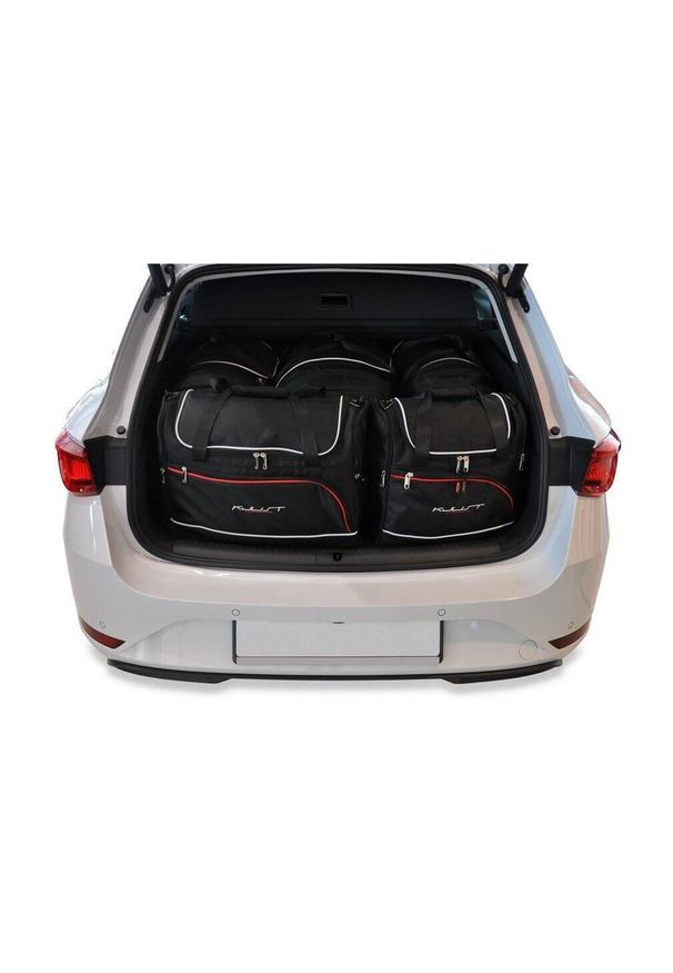 KJUST - Torby Do Bagażnika Seat Leon St 2020+ 5Szt Kjust. Kolor: czarny. Styl: sportowy