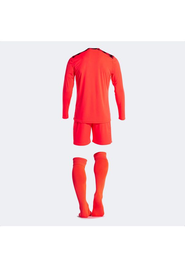 Zestaw bramkarski Joma Zamora VIII. Kolor: czerwony, różowy, wielokolorowy, pomarańczowy. Materiał: dresówka