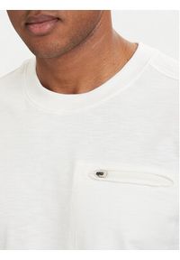 G-Star RAW - G-Star Raw T-Shirt Distressed D28891-E512 Kremowy Regular Fit. Kolor: kremowy. Materiał: bawełna #3