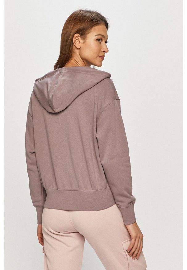 Nike Sportswear - Bluza. Kolor: fioletowy. Materiał: dzianina. Wzór: nadruk