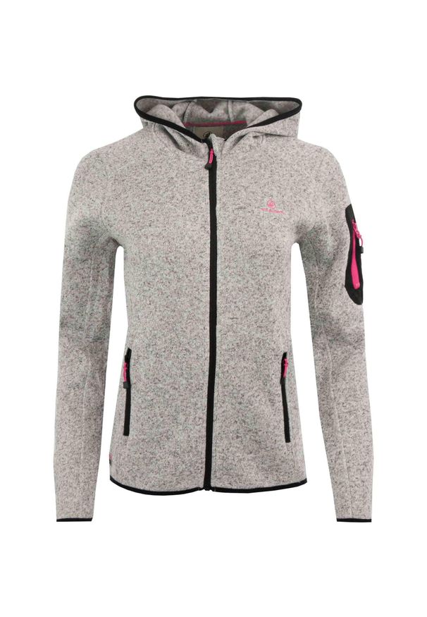 Eastpak - Glemo Damska Bluza Outdoor, wiatroodporna, 2 kieszenie. Typ kołnierza: kaptur. Kolor: różowy. Materiał: poliester. Sport: outdoor