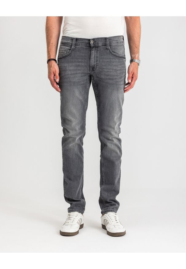 Męskie Spodnie Jeansowe Mustang Style Oregon Tapered Denim Black 1017124 4000 203