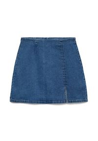 Vero Moda Spódnica jeansowa Nelly 10311322 Niebieski Regular Fit. Kolor: niebieski. Materiał: bawełna #2