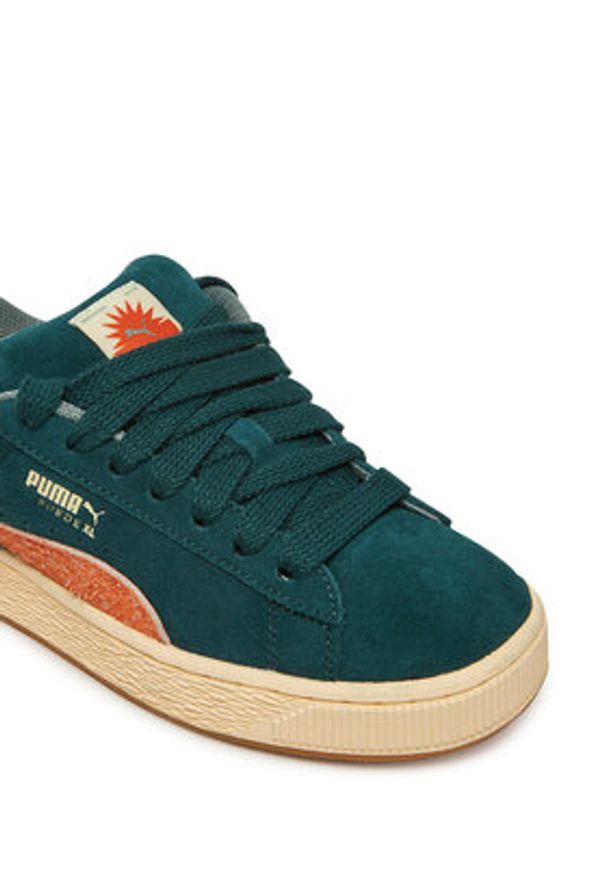 Puma Sneakersy Suede XL 402246 02 Zielony. Kolor: zielony. Materiał: skóra, zamsz. Model: Puma Suede