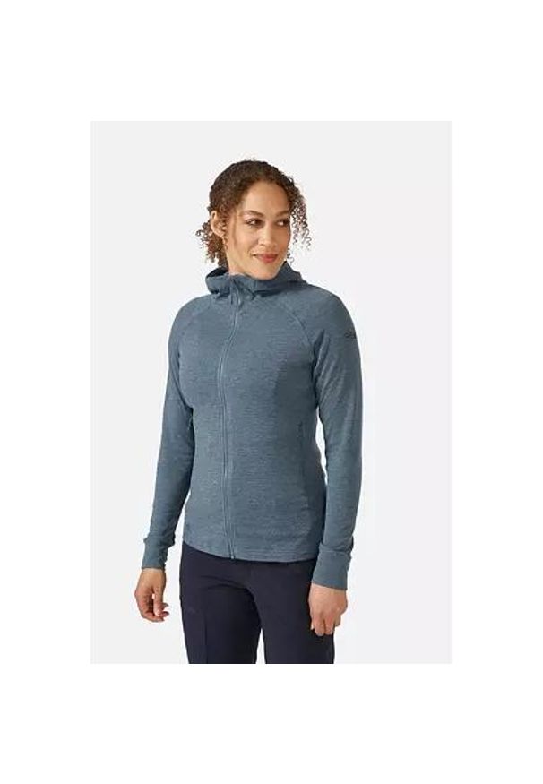 Bluza trekkingowa damska Rab Nexus Hoody. Kolor: niebieski