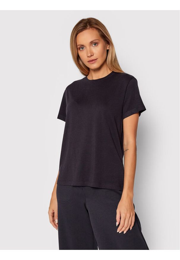 Marc O'Polo T-Shirt B01 2100 51117 Granatowy Regular Fit. Typ kołnierza: polo. Kolor: niebieski. Materiał: bawełna
