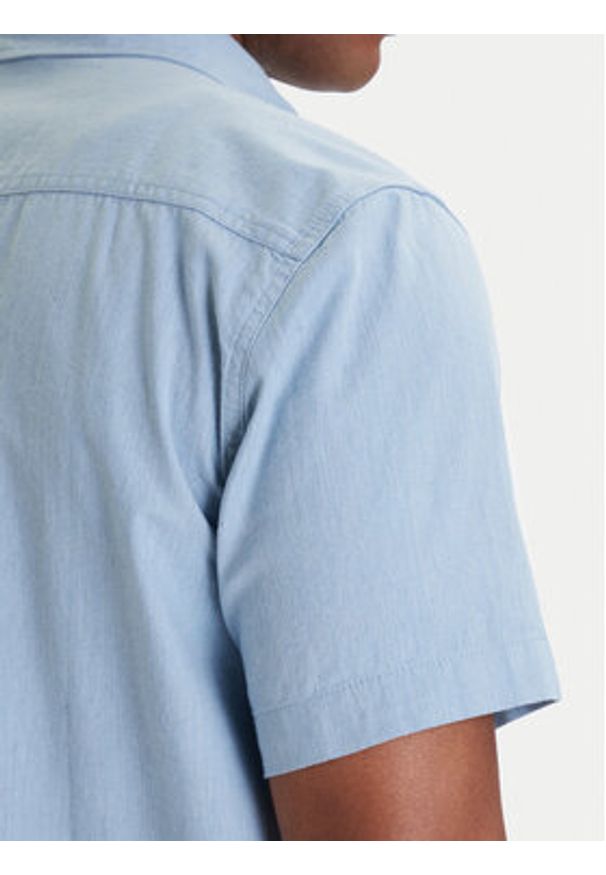 Quiksilver Koszula Mw Premium Stretch EQYWT04623 Błękitny Regular Fit. Kolor: niebieski. Materiał: bawełna