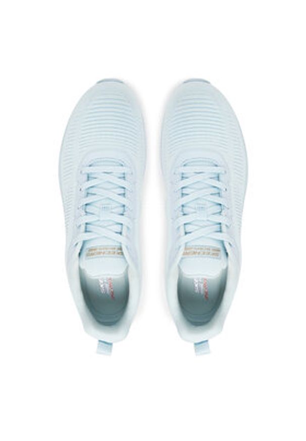 skechers - Skechers Sneakersy Bobs B Flex Hi-Flying Hi 117385/LTBL Niebieski. Kolor: niebieski. Materiał: materiał