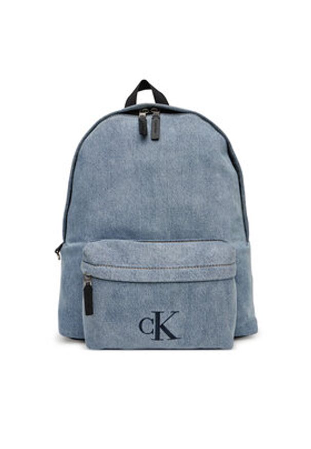 Calvin Klein Plecak Denim Backpack 40 LV04G3138G Błękitny. Kolor: niebieski. Materiał: materiał