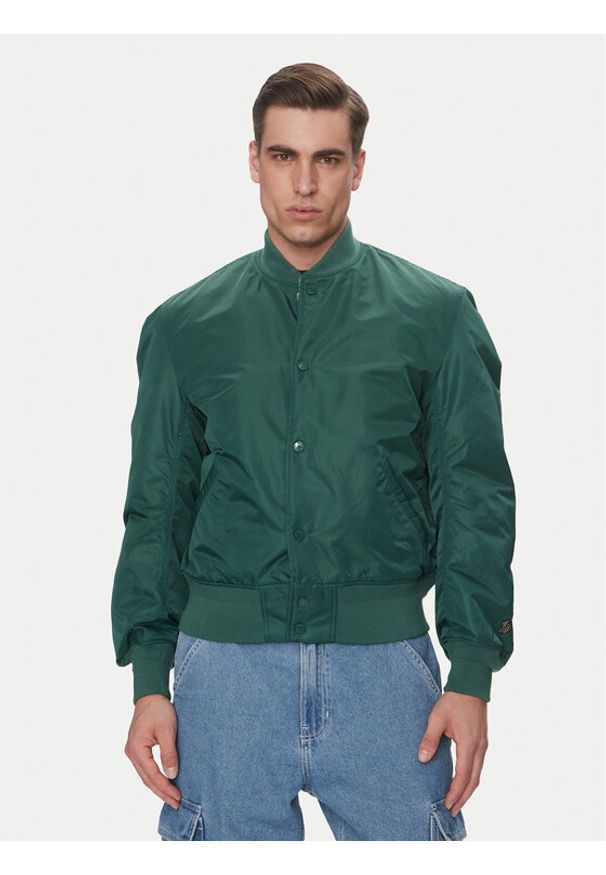 SCHOTT N.Y.C. Kurtka bomber Sporting Zielony Oversize. Kolor: zielony. Materiał: syntetyk
