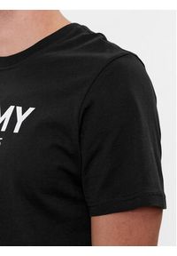 Tommy Jeans T-Shirt Essential DM0DM18264 Czarny Slim Fit. Kolor: czarny. Materiał: bawełna #6