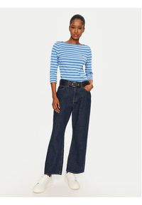 TOMMY HILFIGER - Tommy Hilfiger Bluzka New Cody WW0WW40589 Niebieski Slim Fit. Kolor: niebieski. Materiał: bawełna #4