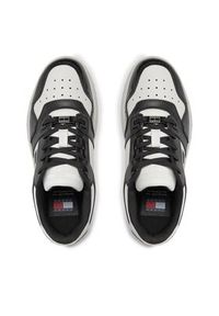 Tommy Jeans Sneakersy Tjw Retro Basket Flatform Patent EN0EN02523 Écru