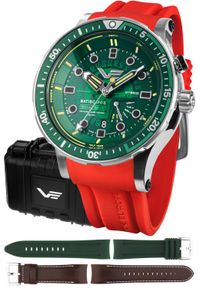 Zegarek Vostok Europe Zegarek męski Vostok Europe PX84-511A770SR czerwony. Kolor: czerwony #1