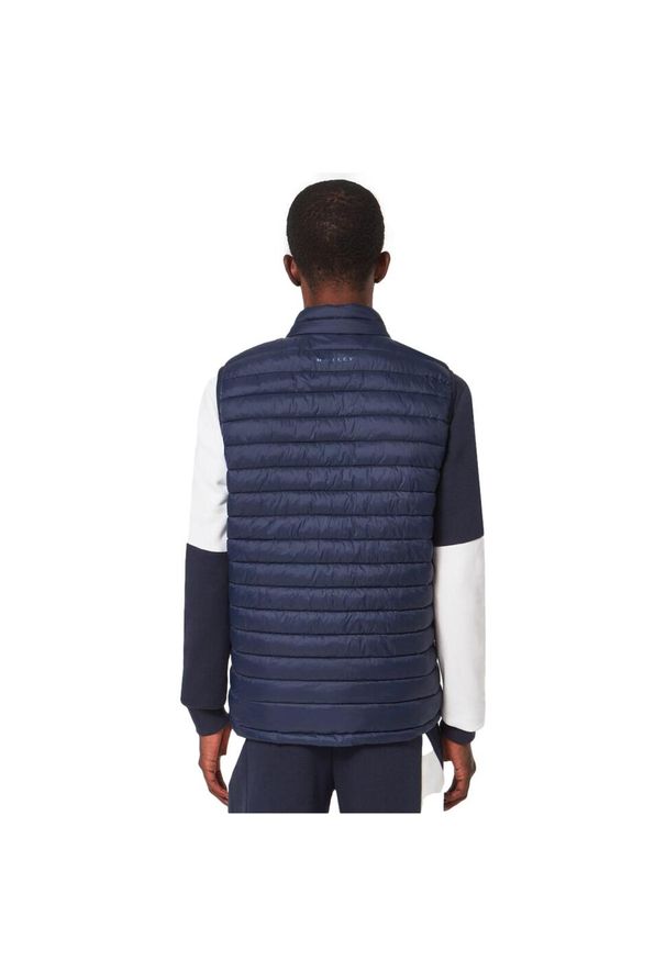 Bezrękawnik turystyczny męski Oakley Omni Thermal Vest Puchowy. Kolor: niebieski. Materiał: puch. Długość rękawa: bez rękawów. Sport: turystyka piesza