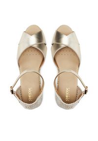 Geox Espadryle D Gelsa Low D45NGA 000CF C2012 Złoty. Kolor: złoty. Materiał: materiał