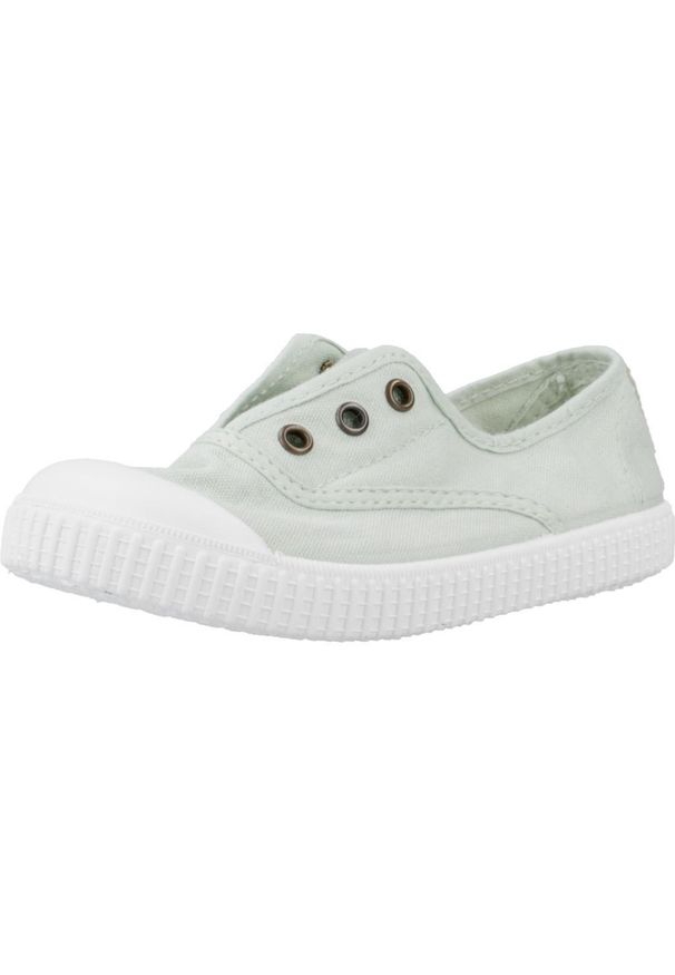 Buty VICTORIA 06627 Zielony. Kolor: pomarańczowy, zielony, wielokolorowy. Materiał: tkanina. Sport: turystyka piesza