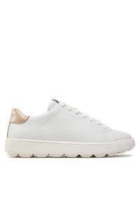 Geox Sneakersy D Spherica Ecub-1 D45WEA 09BNF C1327 Biały. Kolor: biały. Materiał: skóra