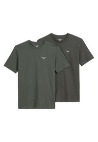 Marc O'Polo Denim Komplet t-shirtów 5000007362 Khaki Regular Fit. Typ kołnierza: polo. Kolor: brązowy. Materiał: bawełna #1