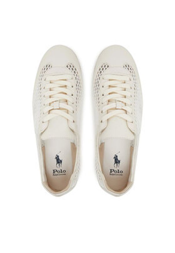 Polo Ralph Lauren Półbuty 804956687001 Biały. Kolor: biały. Materiał: skóra