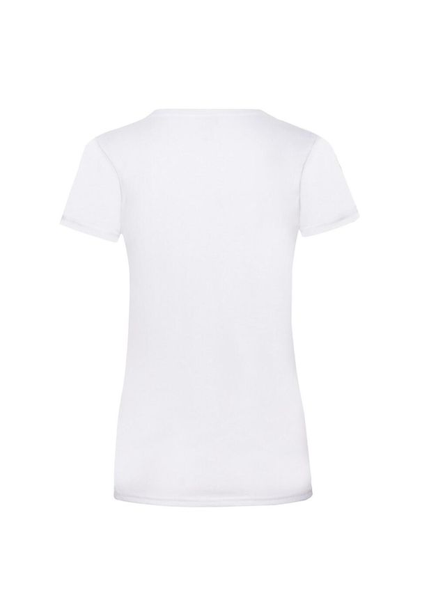 FRUIT OF THE LOOM - Koszulka Damska Valueweight. Kolor: biały. Sport: turystyka piesza