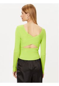 only - ONLY Sweter 15283423 Zielony Slim Fit. Kolor: zielony. Materiał: syntetyk, wiskoza #2