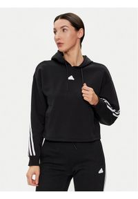 Adidas - adidas Bluza Future Icons 3-Stripes IP1533 Czarny Loose Fit. Kolor: czarny. Materiał: bawełna #1