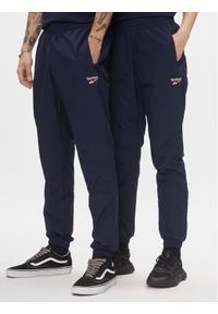 Reebok Spodnie dresowe Classics Vector Tracksuit Bottoms H54439 Niebieski Slim Fit. Kolor: niebieski. Materiał: syntetyk #1