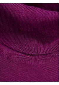 JJXX Golf 12201875 Fioletowy Regular Fit. Typ kołnierza: golf. Kolor: fioletowy. Materiał: wiskoza #6