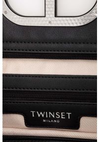 TwinSet - Twinset torebka kolor czarny. Kolor: czarny #4
